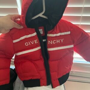 Givenchy Black and Red Outerwear
